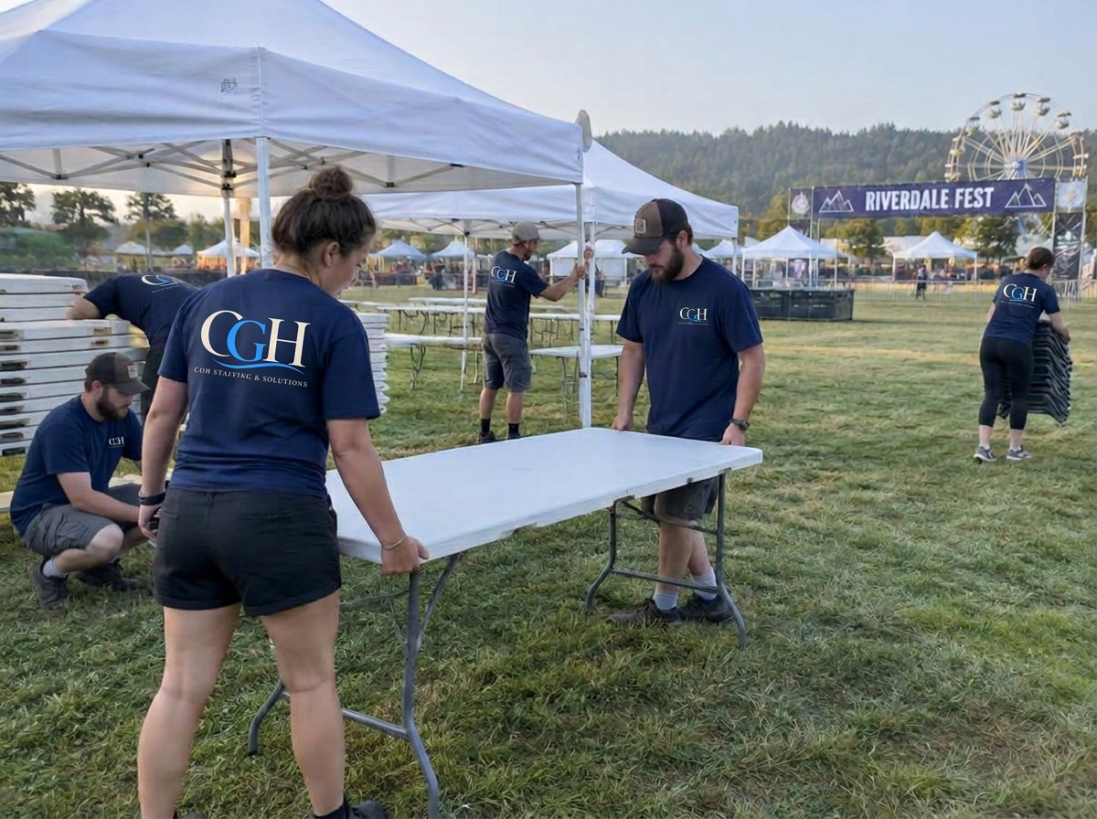Example photo: Event setup